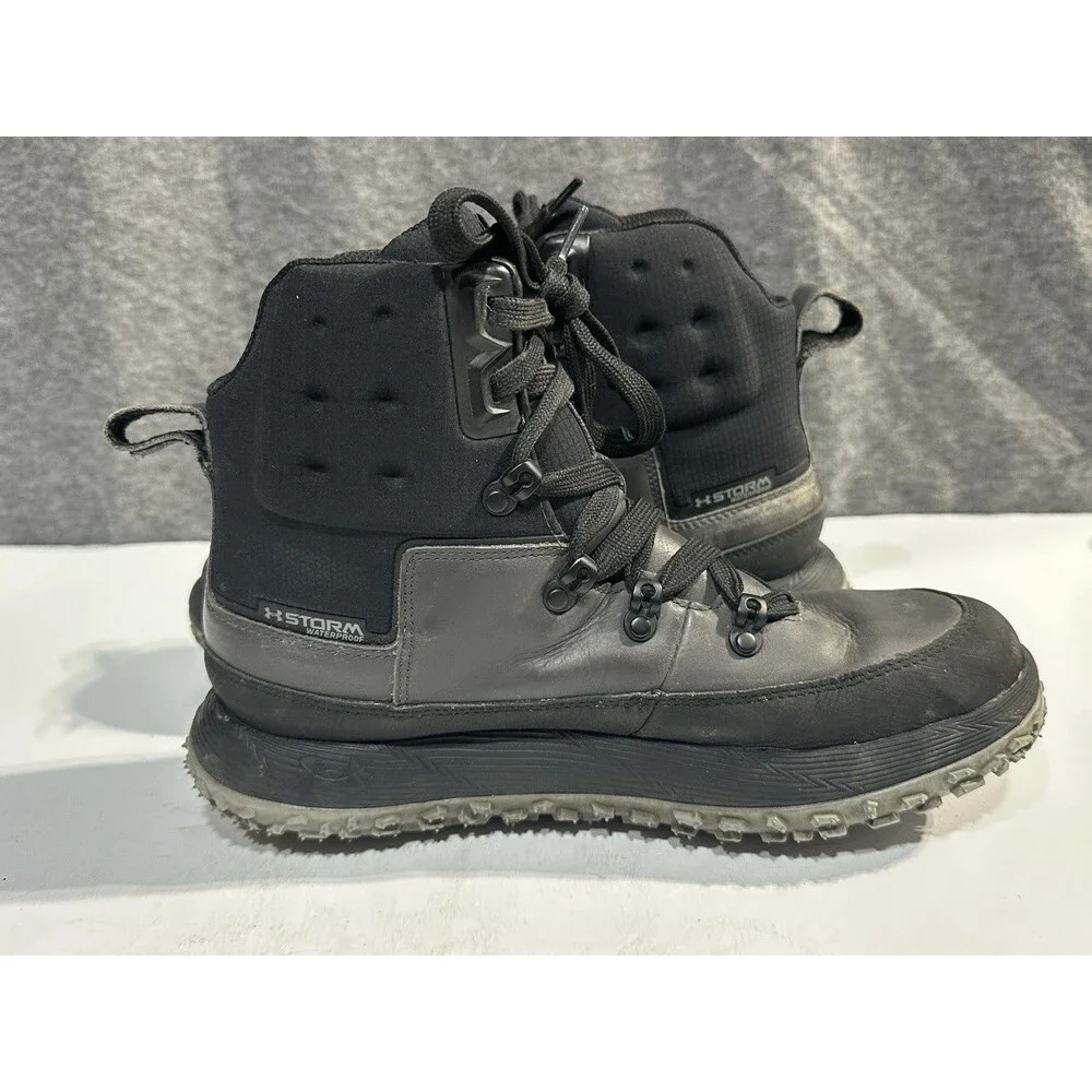 Under Armour Boots Fat Tire Govie Grey Black Michelin 1299193-100 Men’s Size 9